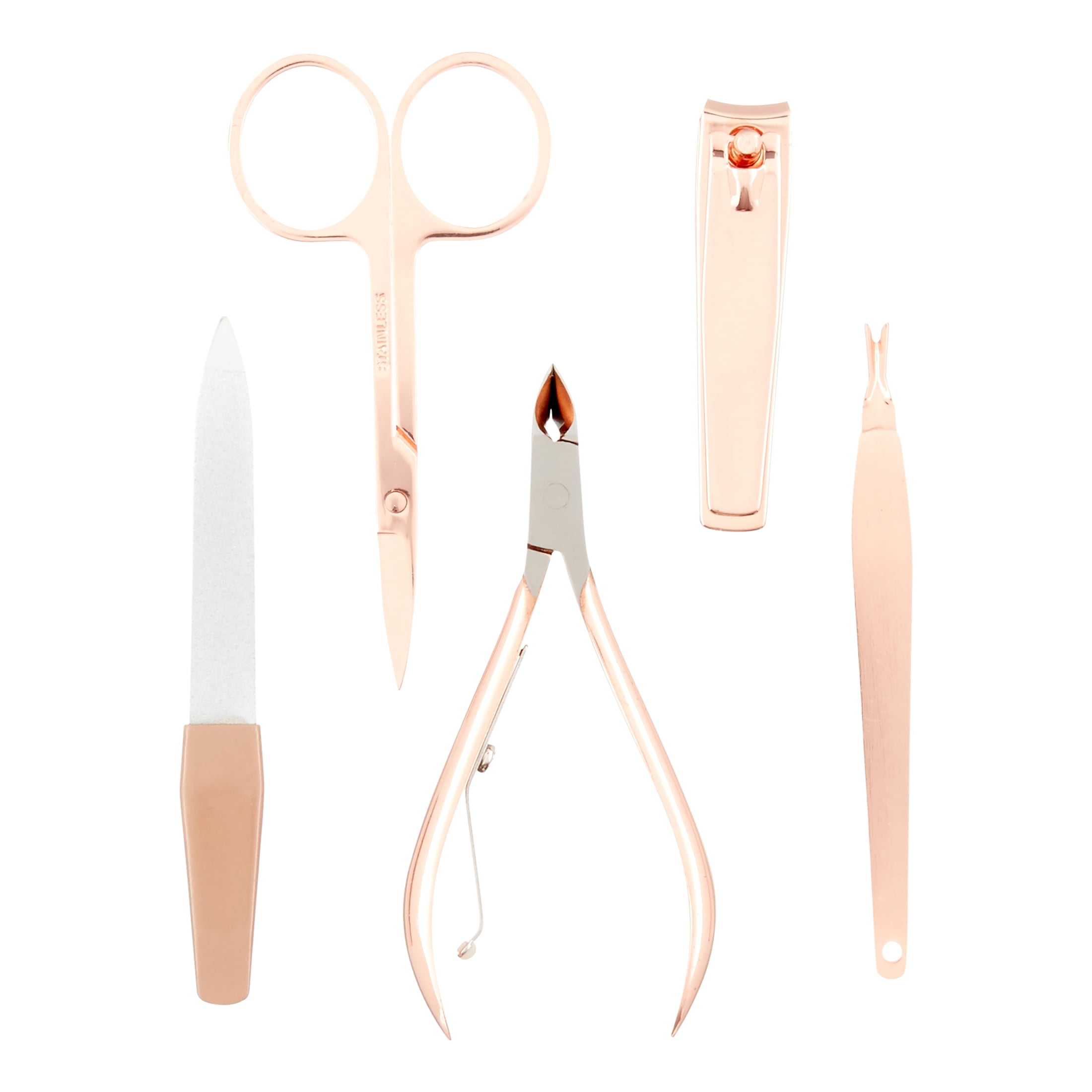 Luxe Studio Rose Gold Collection Nail Manicure Kit With Storage Case Luxe Studio Rose Gold Collection Nail Manicure Kit With Storage Case