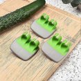 thumbnail image 5 of Fruit and Vegetable Peeler - Set of 3, Finger Palm Peelers for Kitchen Silicone Veggie Peeler with Comfortable Rubber Finger Grip Green 6.5*6.5*3.5cm, 5 of 5