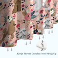 thumbnail image 6 of Poodle Dog and Flower Floral Shower Curtain 36"x72" ,Bathroom Decorative Shower Curtains Set with 12 Hooks,Modern Waterproof Washable Shower Curtain, 6 of 6