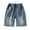 Blue, variant on LIIPEE Girls Boys Jeans Shorts Summer Comfortable Casual Elastic Waist Knee-Length Shorts With Pockets Boy Classic Party Shorts,Blue,2-3 Years