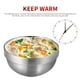 thumbnail image 5 of Bestonzon 6pcs Cuencos de doble capa de acero inoxidable Cuencos de acero inoxidable Anti-Scald Rice Bowls Home Food Bowls (13 cm), 5 of 5