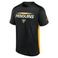 thumbnail image 2 of Men's Fanatics Black/Gold Pittsburgh Penguins Authentic Pro Rink Tech T-Shirt, 2 of 3