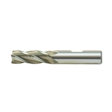 

x 3/8 HSS 4 Flute Single End Center Cut End Mill 3/4 Flute Length 404-6024 !)