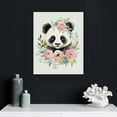 thumbnail image 4 of Nawypu  Young Panda Canvas Wall Art Animals Cute Baby Panda Canvas Poster Wall Art Decoration For Washing room Children's room Bathroom Office Home Decoration, 4 of 4