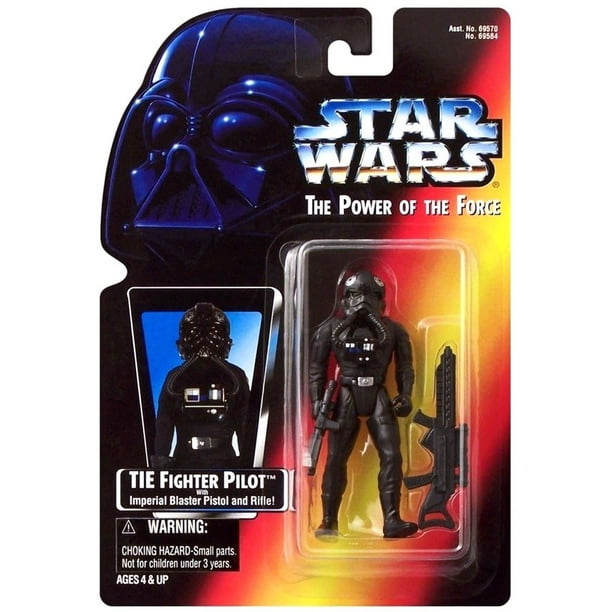 Star Wars Power of the Force POTF2 TIE Fighter Pilot Action Figure ...