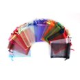 thumbnail image 2 of Chziua 100 PCS Drawstring Organza Bags 7X9 inches Jewelry Pouches Wedding Baby Shower Party Candy Favor Bags (100 pcs Mix, 7X9), 2 of 8
