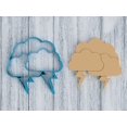 thumbnail image 2 of Storm Cloud with Lightning Cookie Cutter - Thunder Lightning Bolt Weather Storm Rain (0036) (7 Inch), 2 of 2