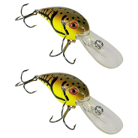 UPC: 0850023535580 | Tackle HD 2-Pack Crankhead Crankbait  Fishing Bait with 9 to 14 Feet Depth  Fishing Lures for Freshwater or Saltwater  Hard Swimbaits for Bass  Crappie  or Walleye  Spring Craw