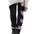 thumbnail image 4 of Nrmvnmi Patriotic High Waist Leggings for Women Fourth of July American Flag Patterned Compression Tights Women USA Flag Mothers Day Gifts For Her, 4 of 5