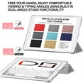 thumbnail image 3 of DuraSafe Cases For iPad 10.5 (PRO / Air 3) 2017 / 2019 MQDX2LL/A MQDT2LL/A MQDW2LL/A MUUL2LL/A MUUK2LL/A MUUJ2LL/A MQDY2LL/A Ultra Slim Power Saving (Auto Sleep/Wake) Case with Clear Back - Light Gray, 3 of 7