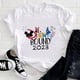 thumbnail image 1 of Disney Trip Clothes Mickey Print T-shirts Aesthetic Harajuku Disnryland Vacation Women's Clothing 2023 Trend Tops Family T ShirtAldult-XXXL(1pc) Gao Jinjia LED, 1 of 2