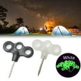 thumbnail image 4 of MYG Camping Luminous Tent Screw Peg Nail Spike Hook Rope Tree Decking Travel Peg, 4 of 8