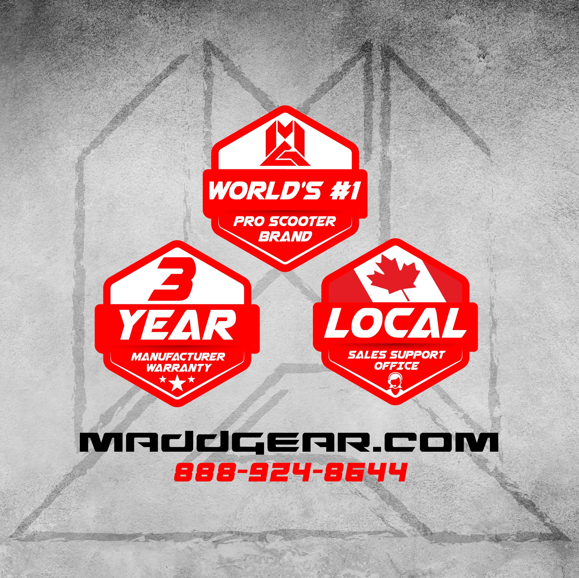 Kids & Teens Pro Stunt Scooter Ages 8–13 – Beginner Freestyle Trick Scooter, 32" Fixed Height, 110 mm Alloy Core Wheels, Black/Red – Madd Gear Carve Elite, For Ages 8 Years and Up