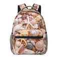 thumbnail image 1 of Balery Colorful Seashells Mochila Escolar Impresa, Mochila Ligera para Viajes Casual, Mochila Duradera y Cómoda Multifuncional, Mochila para Laptop-One Size, 1 of 5