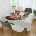 thumbnail image 2 of Yayeee Tablecloths 54" x 54" Rectangle Wrinkle Resistant Party Table Cover, Game Day, 2 of 8