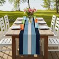 thumbnail image 4 of Table Runners 90 Inches Long Dress Scarves, Green Wood Grain Farmhouse Coffee/Dining/Kitchen Table Runner for Living Room, Rustic Retro Wooden Plank Farmhouse 13x90 Inch, 4 of 9