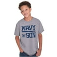 thumbnail image 3 of US Navy Son Military Anchor Logo Boys Kids T Shirt Tees Tops Teen Brisco Brands L, 3 of 6