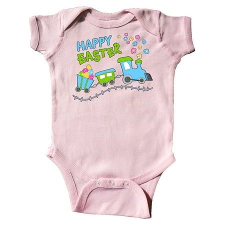 

Inktastic Happy Easter Train Gift Baby Boy or Baby Girl Bodysuit