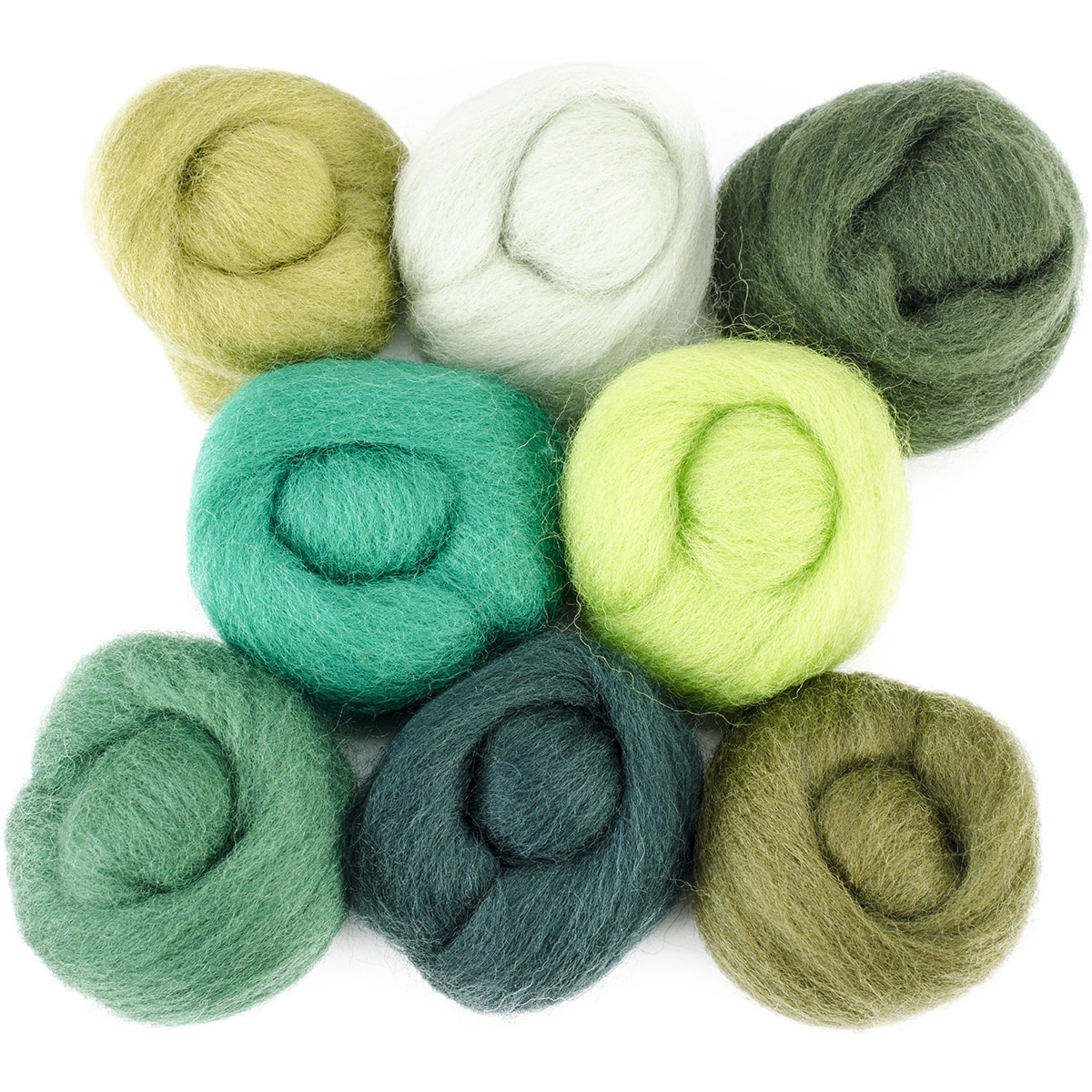Wistyria Editions Wool Roving 12" .25oz 8/Pkg-Jungle -WR-W897R - image 2 of 2