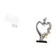thumbnail image 5 of Escultura de romántico, estatua de amantes, coleccionable artístico para dormitorio, boda, estantería, armario, decoración del hogar, adorno de, 5 of 8