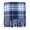 Navy, variant on Fennco Styles Cozy Plaid Design Throw Blanket with Tassels - 50" W x 60" L