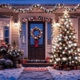 thumbnail image 2 of XURISEN 200FT 500 LED Christmas Lights, Green Wire String Lights Outdoor 8 Modes Memory Function Plug in Fairy Lights for House Christmas Tree Patio Wedding Garden Party Decor- Cool White, 2 of 7