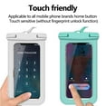 thumbnail image 2 of waterproof phone pouch, floating case with armband, ipx8 certified waterproof cellphone dry bag, transparent pvc, up to 7 inch, compatible iphone 13/12/11/pro/max/xs/xr/, sumsung, google, lg, 2 of 7