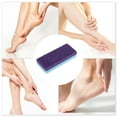 thumbnail image 6 of Unique Bargains 1 Pc Two-Color Pumice Stone Foot Scrubber Purple Lake Blue, 6 of 7