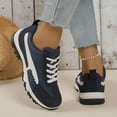 thumbnail image 6 of uvwlwu Sneakers for Women Retro Flat Shoes Autumn Style Color Lace Up Racing Shoes Sports And Leisure.(Size:38), 6 of 9