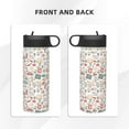 thumbnail image 3 of Yiaed Summer Life Print Water Bottle with Straw Lid, Stainless Steel Double Wall Insulated Water Bottle | Leak-Proof and Spill-Proof Water Bottle, 3 of 8