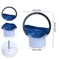 thumbnail image 2 of Lámpara De Mesa Mesa Arena Movediza Pintura Luz Regulable Reloj De Arena Lámpara De Noche Lámparas Azul, 2 of 2