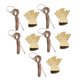 thumbnail image 1 of 10 piezas de pegatinas de acrílico para espejo colgante con forma de ángel con 10 piezas de cuerda de cáñamo pegatinas de pared calcomanías murales para el hogar, dormitorio, sala de estar, 1 of 5
