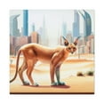 thumbnail image 1 of Caracal in the City - Canvas, 1 of 10