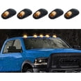 thumbnail image 2 of SecosAutoparts Smoked Cab Roof Top Marker Running Light LED 3000K Compatible with Dodge RAM 1500 2500 3500 5Pcs Amber, 2 of 7
