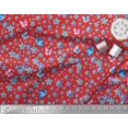 thumbnail image 2 of Soimoi Crepe Silk Fabric Butterfly & Flower Print Fabric by the Yard 42 Inch Wide, 2 of 3
