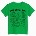 thumbnail image 4 of TOWED22 Kids Cotton Plain T-Shirt Lightweight T Shirt Short Sleeve Boys Girls Tee Tops Classic Casual Shirts for Age 3-14 Years(Green,5-6 Y), 4 of 4