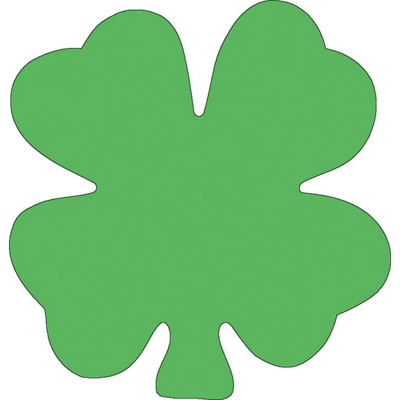 SHAPES ETC. Sticky Shape Notepad - Four Leaf Clover
