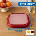 thumbnail image 4 of 2 Pack Silicone Food Storage Containers, Reusable Vegetable Fresh Keeping Box, Refrigerator Produce Storage Holder, 4 of 7