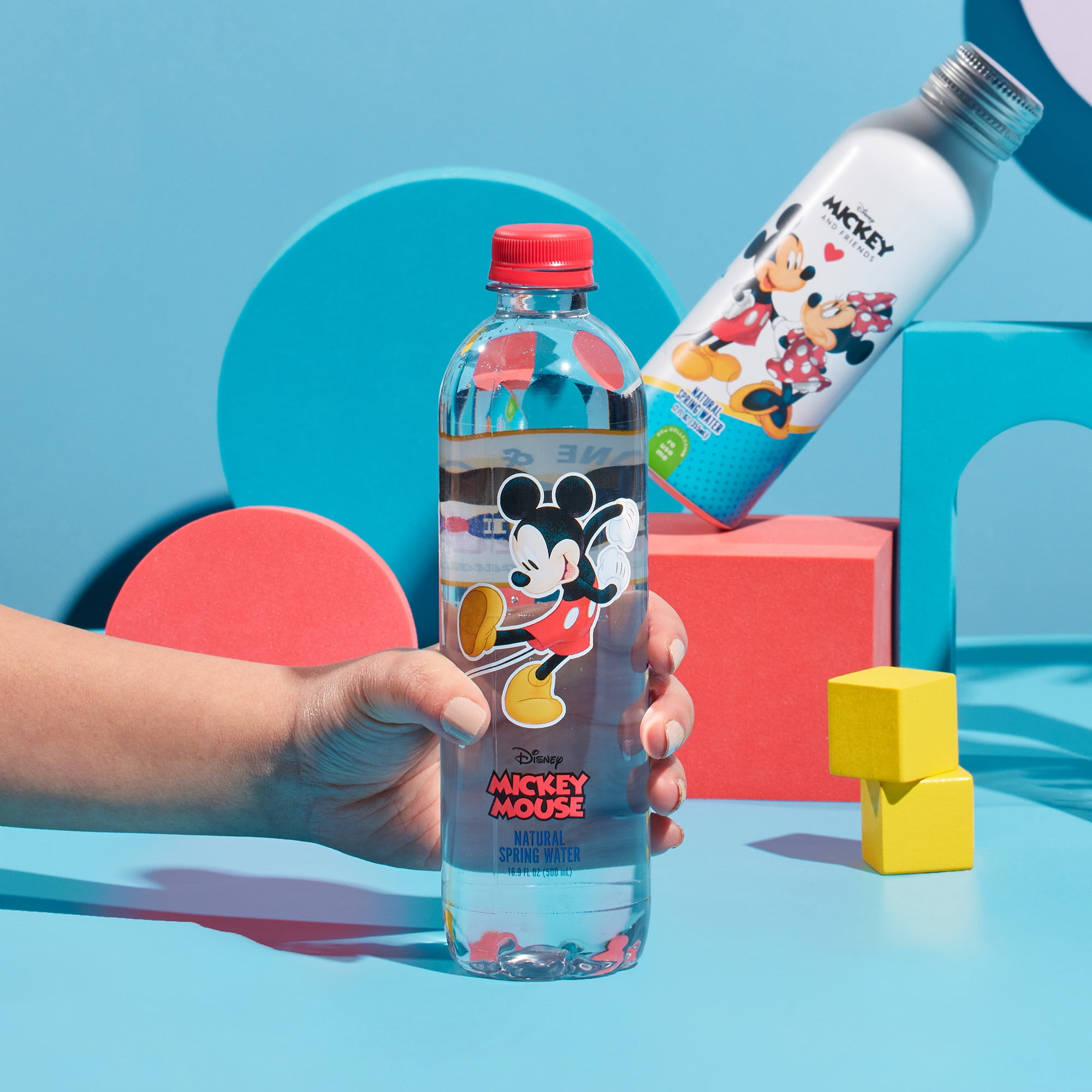 Disney Water Disney Mickey Mouse Water Bottle, Bottled Water, 24 x 16.9 oz