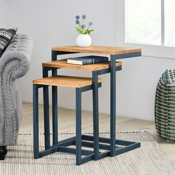 Enhance Your Decor with This Beautifully Crafted 3-Piece Coffee Table Ensemble