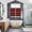 Red, variant on Black White Boho Kitchen Curtains Window Panels, Vintage Abstract Art Ethnic Tribe Insulated Window Treatment Curtain, Grommet Curtains for Bedroom/Living Room/Bathroom, 2 Piece 42"Wx84"L