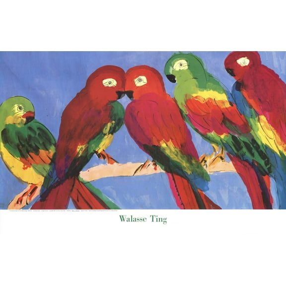 WALASSE TING Parrots, 1990