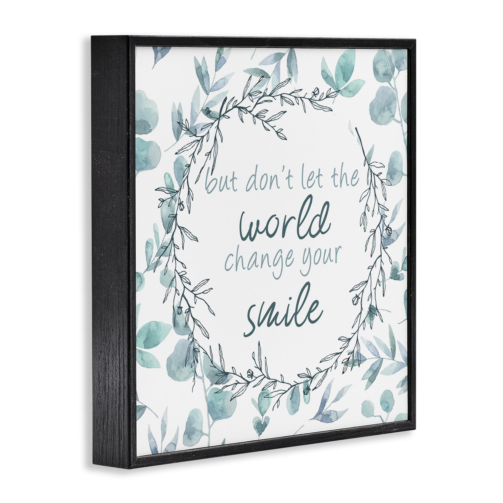 Stupell Industries Don't Let The World Change Black Framed Giclee Art, design by Kim Allen