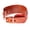 Orange, variant on Vintage Punk Adjustable Wrist Cuff Bracelet Double Strap Leather Wristband Unisex Hand Accessory