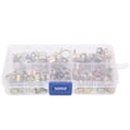 thumbnail image 1 of Abrazadera de manguera BuyWeekMX 75 piezas de zinc chapada, 1 of 9