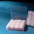 thumbnail image 1 of 2/4/6/12/20 Pcs Bouchons d'Oreilles en Coton Cire Portable Bouchons d'Oreilles Pétrables Cire Rose Isolation Sonore Réduction de Bruit Bouchon d'Oreille Unisexe 20 Pcs, 1 of 6