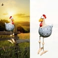 thumbnail image 2 of Garden Chicken Statue,Resin Chicken Ornaments,Rooster Figurine Decorative Statue,Craft Hanging Chicken Ornaments,Outdoor and Indoor Chicken Animal Figure Pottery Statues Landscape Garden Sculpture, 2 of 7