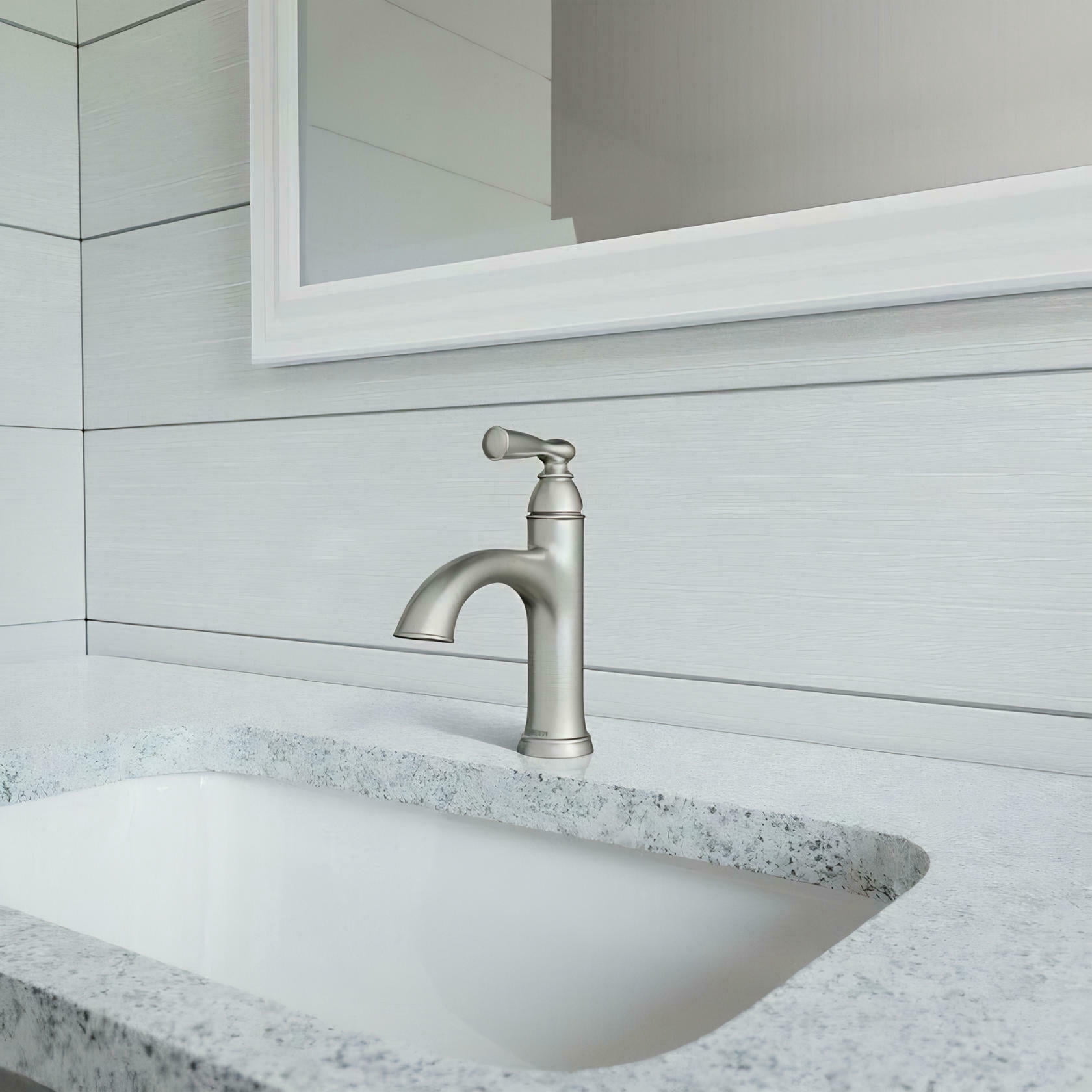 Moen Inc Moen Banbury 1-Handle Centerset Bathroom Faucet