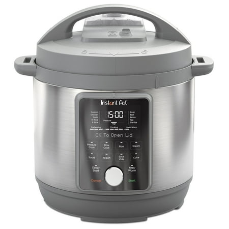 Instant Pot 8Qt Duo Plus 9-in-1 Multi-Cooker with Whisper-Quiet Steam Release, Pressure Cooker, Slow Rice Cooker, Steamer, Sauté, Yogurt Maker, Warmer & Sterilizer, Stainles Steel