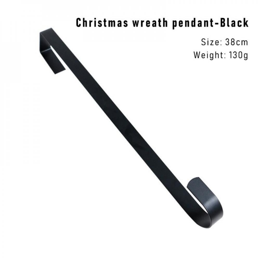 Pretty Comy Wreath Hanger for Front Door, 12'' Metal Wreath Hooks Over The Door Holder for Fall